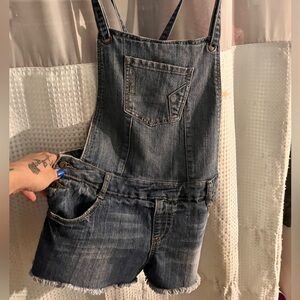 Denim overalls